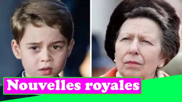 Fureur de la princesse Anne: Royal mécontent des «très mauvais» visages moqueurs de Prince George