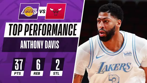 Anthony Davis ERUPTS For 37 PTS  As The Lakers Improve To 9-0 On The Road!