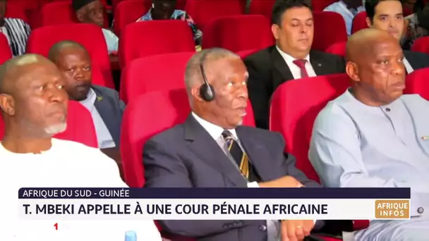 Afrique du sud-Guinée: Thabo Mbeki appelle à une cour pénal africaine