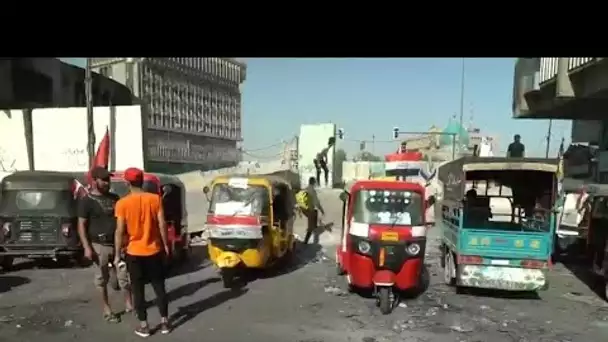 Les chauffeurs de "tuk-tuk", précieux alliés des manifestants irakiens