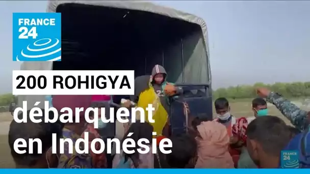 200 Rohingyas débarquent en Indonésie, un autre bateau avec 180 Rohingyas toujours porté disparu