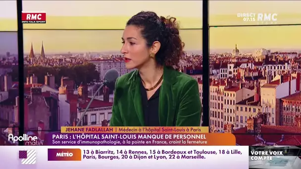 Fadlallah : "Notre service est menacé de fermeture par manque de personnels"