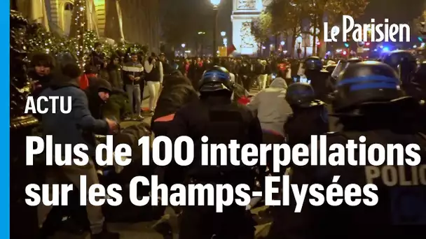 Victoire du Maroc en quarts : au moins 100 interpellations sur les Champs-Élysées
