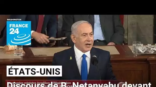 "Notre victoire sera votre victoire" affirme Benjamin Netanyahu devant le Congrès américain