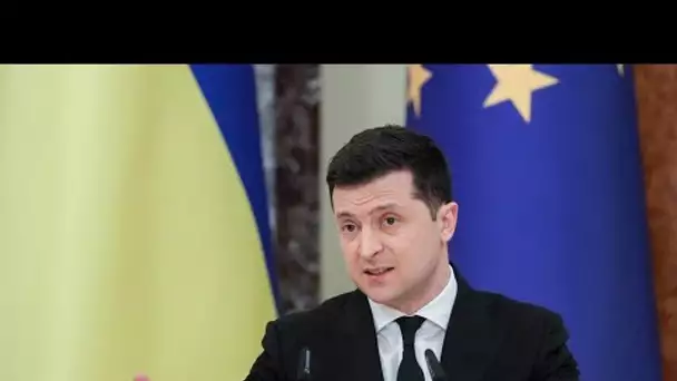 Le président ukrainien Zelensky reçu à l'Élysée sur fond de tensions avec la Russie