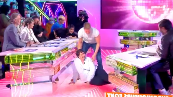 TPMP : Après une danse très osée avec Matthieu Delormeau, Danielle Moreau se retrouve au sol.