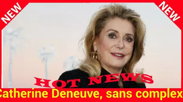 Catherine Deneuve, sans complexe, parle de ses cheveux blancs