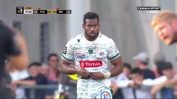 Top 14 - 1ère journée - Pau / Brive : L'essai d'Hastoy face à Brive