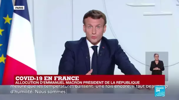 Allocution d'Emmanuel Macron :  "nous sommes submergés par l'accélération" de l'épidémie de Covid-19