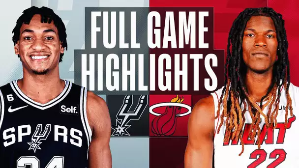 SPURS at HEAT | NBA FULL GAME HIGHLIGHTS | December 10, 2022