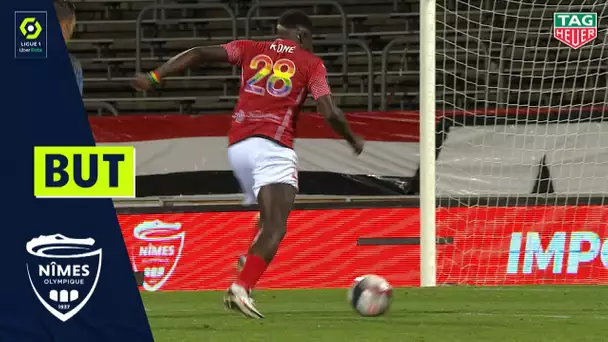 But Moussa KONE (62' - NÎMES OLYMPIQUE) NÎMES OLYMPIQUE - OLYMPIQUE LYONNAIS (2-5) 20/21