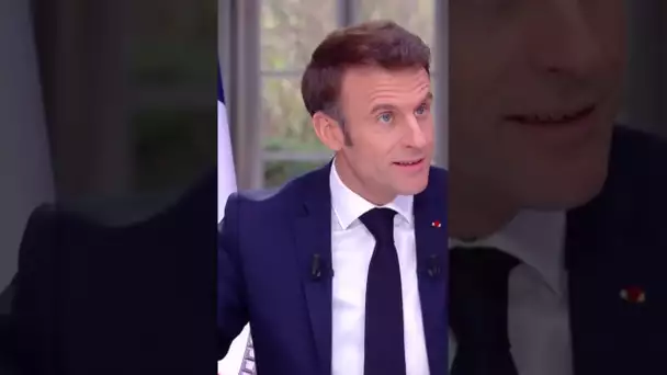 Macron : "Vous pensez que ça me fait plaisir de faire cette réforme ?" #shorts #macron