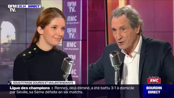 Aurore Bergé face à Jean-Jacques Bourdin sur RMC et BFMTV