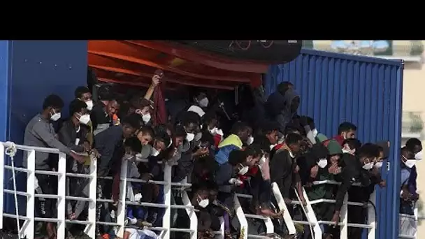 La Sicile accueille plus de 450 migrants sauvés en Mer Méditerranée