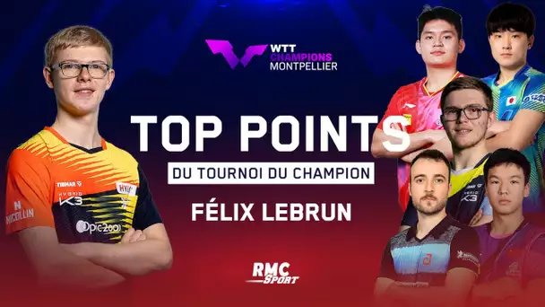 WTT Champions Montpellier  le top point du tournoi du champion Félix Lebrun !