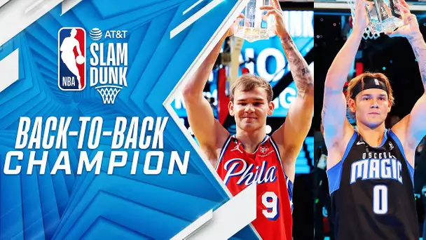 EVERY DUNK From Mac McClung's Back-To-Back #ATTSlamDunk Championships 🏆