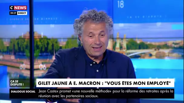 Gilles-William Goldnadel à propos de la rencontre entre E. Macron et un Gilet jaune aux Tuileries