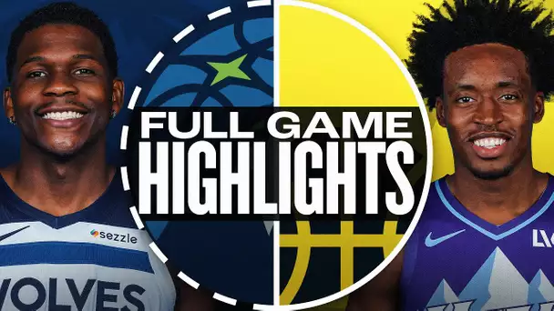 TIMBERWOLVES at JAZZ | FULL GAME HIGHLIGHTS | January 30, 2025