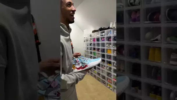 Inside Tyrese Haliburton's shoe collection 👀 | #Shorts