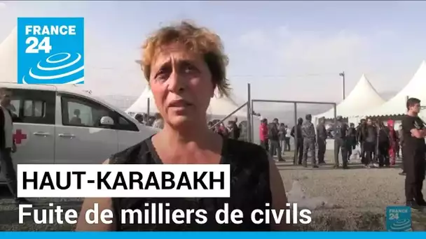 Haut-Karabakh : des milliers de civils arméniens ont déjà fui l'enclave • FRANCE 24