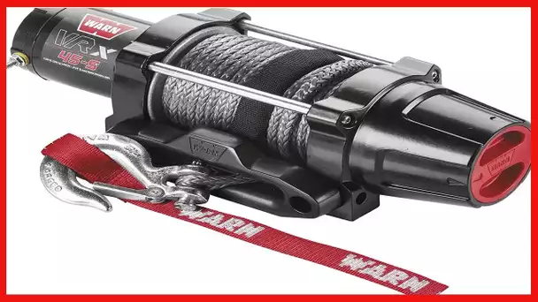 WARN 101040 VRX 45-S Powersports Winch with Handlebar Mounted Switch and Synthetic Rope: 1/4" Diamet