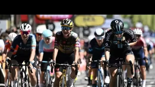 Tour de France Femmes : Lorena Wiebes s'impose à Paris et remporte le premier maillot jaune