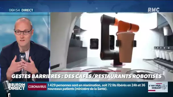 Des cafés, bars, et restaurants entièrement robotisés pour respecter les mesures sanitaires