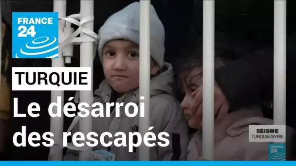 Séismes en Turquie : à Gaziantep, le désarroi des rescapés installés dans un campement provisoire