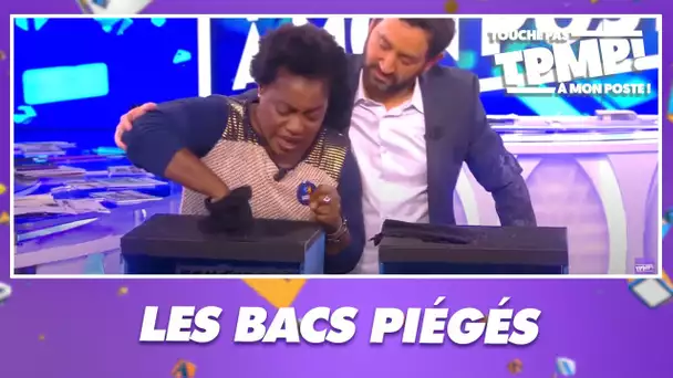 Le jeu des bacs piégés avec Cyril Hanouna et les chroniqueurs de TPMP