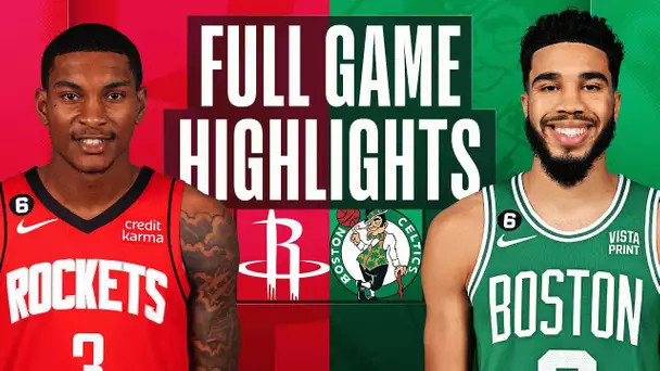 ROCKETS at CELTICS | FULL GAME HIGHLIGHTS | December 27, 2022