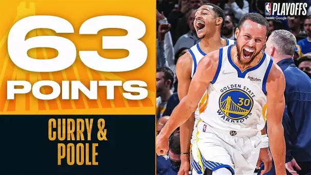 Stephen Curry & Jordan Poole Combine For 63 PTS In Game 2!