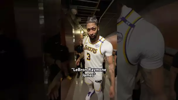 AD gives the secret to Lakers 3-game win streak 😂