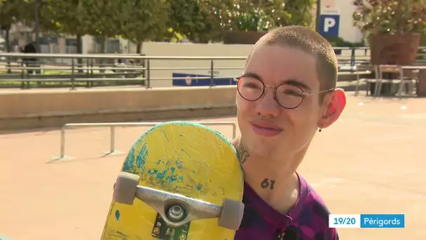 Antoine, hémiplégique de 22 ans, veut monter une équipe nationale de Handi - Skate