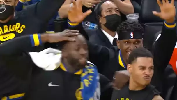 Gary Payton II MONSTER Dunk Gets Warriors Bench On Its Feet 😲