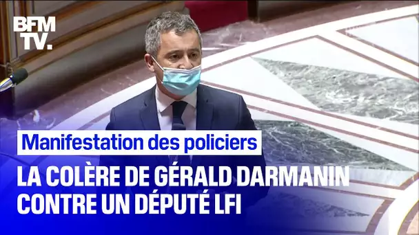 Manifestation des policiers: la colère de Gérald Darmanin à l'Assemblée contre un député LFI