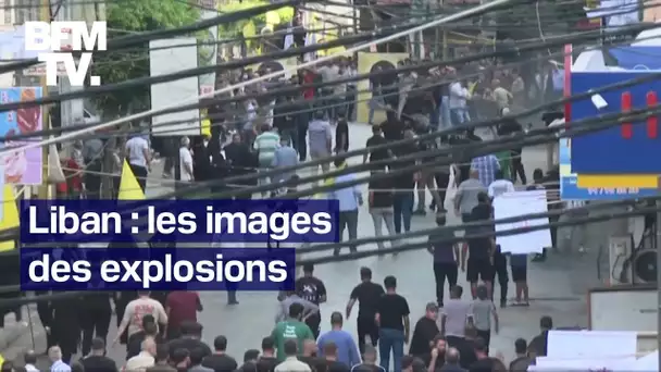 Liban: les images des explosions