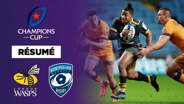 🏉 Résumé – Champions Cup : Deuxième défaite pour Montpellier qui chute face aux Wasps