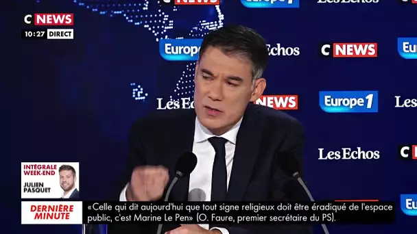 Olivier Faure à propos des musulmans de France : «Je m'associe à leur souffrance» dans #LeGrandRDV