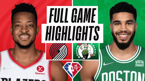 TRAIL BLAZERS at CELTICS | FULL GAME HIGHLIGHTS | January 21, 2022