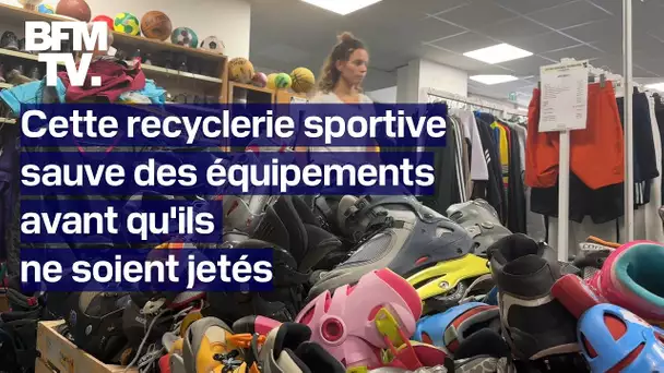 Cette recyclerie sportive sauve des équipement voués à être jetés