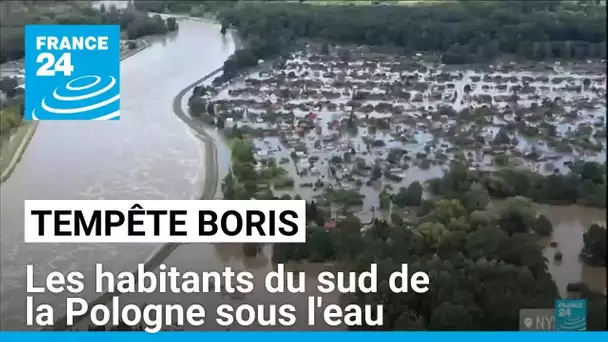 Tempête Boris : les habitants du sud de la Pologne sous l'eau • FRANCE 24