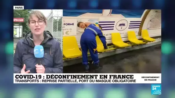 Déconfinement en France : reprise partielle des transports en Ile-de-France, port du masque obligato