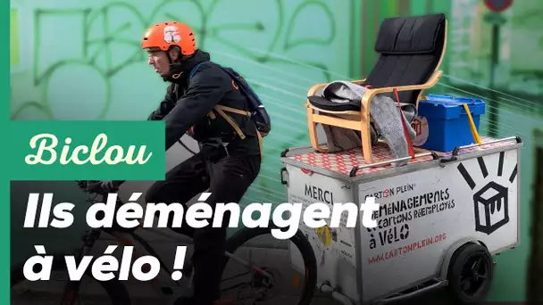 Déménager à vélo à Paris, c'est possible