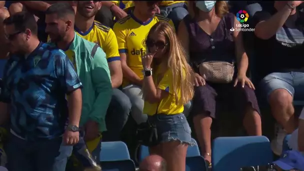 Calentamiento Cádiz CF vs Elche CF