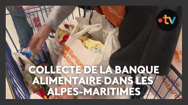 Grande collecte de la Banque Alimentaire des Alpes-Maritimes avant l'hiver