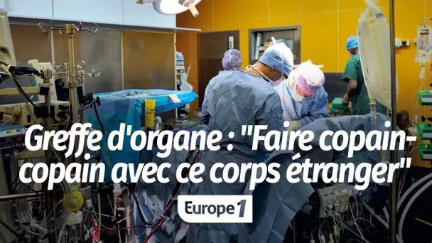 Greffe d'organe : "Il faut réapprendre à faire copain-copain avec ce corps étranger"