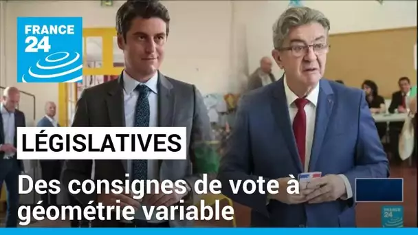 Législatives en France : des consignes de vote à géométrie variable • FRANCE 24