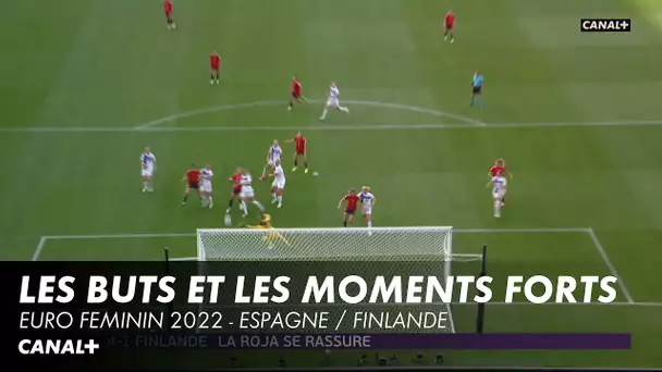 Les buts et les moments forts d'Espagne / Finlande - Euro Féminin 2022