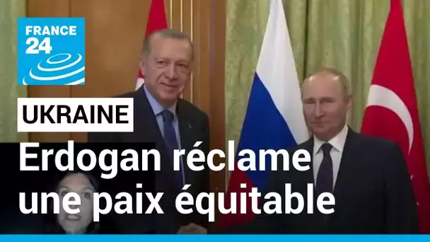 Ukraine, un an après : Erdogan réclame une "paix équitable" dans un appel téléphonique à Poutine