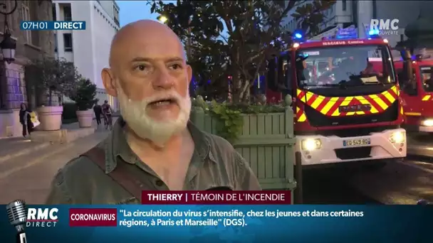 Incendie à Vincennes: Thierry, réveillé en pleine nuit par le sinistre, a tout vu et raconte